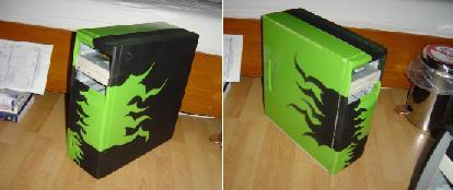 Paintjob Coffee PC case